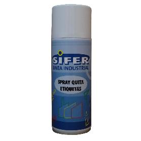 SIFER QUITA ETIQUETAS DISOLVENTE POLIMERO SPRAY-400 ML SI2115