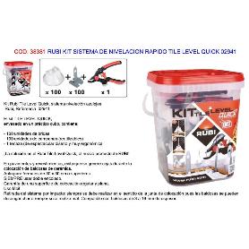 RUBI KIT SISTEMA DE NIVELACION RAPIDO TILE LEVEL QUICK 02941