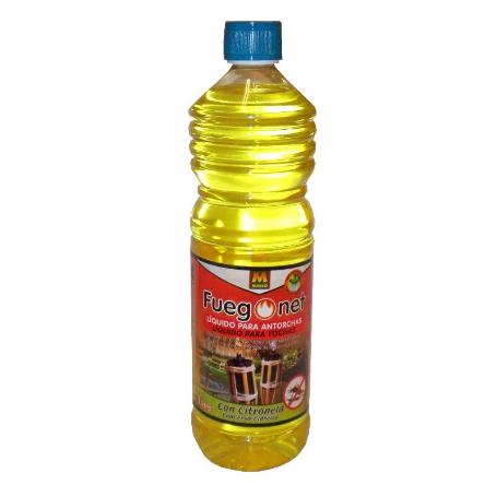 MASSO FUEGONET LIQUIDO ANTORCHAS CON CITRONELA 1 LITRO 231558