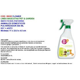 FLOWER INSECTICIDA ENTORNO ANIMAL DOMEST 500 ML PET GARDEN 40572
