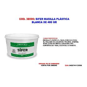 SIFER MASILLA UNIVERSAL TAPA GRIETAS PLASTICA BLANCO TARRO 400GR