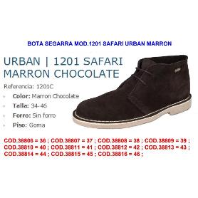 BOTA SEGARRA FINSTOCK MOD.1201 SAFARI URBAN MARRON TALLA 36