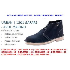 BOTA SEGARRA FINSTOCK MOD.1201 SAFARI URBAN AZUL MARINO TALLA 36