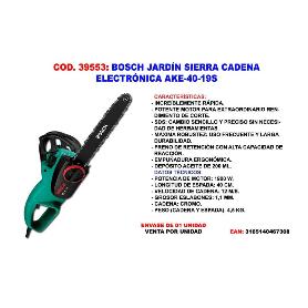 BOSCH JARDIN SIERRA CADENA ELECTRICA AKE-40-19S-1900W 0600836F03