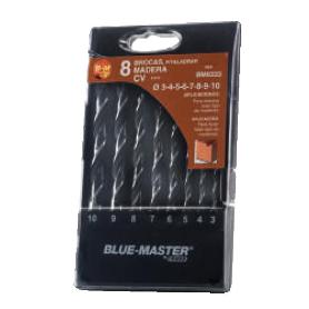 BLUE MASTER ESTUCHE BROCA MADERA M-HEX.3-8 MM REF.9335