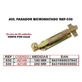 AVL PASADOR 530 BICROMATADO 200 MM (CAJA 20 UNIDADES)