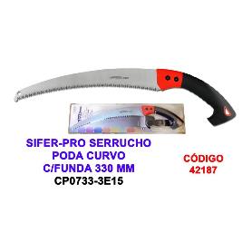 SIFER-PRO SERRUCHO PODA CURVO C-FUNDA 330 MM CP0733-3E15