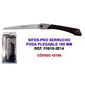 SIFER-PRO SERRUCHO PODA PLEGABLE 180 MM DENTADO JAPONE F09183E14