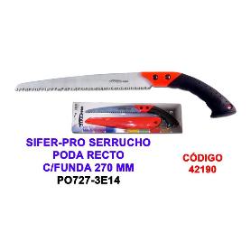 SIFER-PRO SERRUCHO PODA RECTO C-FUNDA 270 MM P0727-3E14