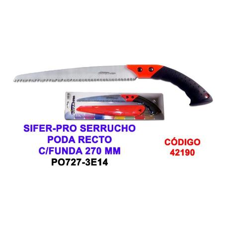 SIFER-PRO SERRUCHO PODA RECTO C-FUNDA 270 MM P0727-3E14