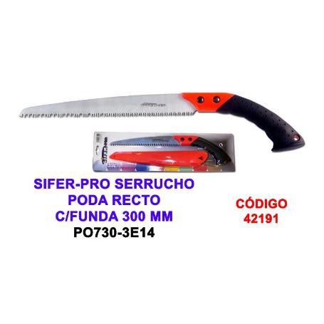 SIFER-PRO SERRUCHO PODA RECTO C-FUNDA 300 MM P0730-3E14