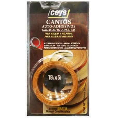 CEYS CANTO AUTOADHESIVO 5 METROSX19 MM BL.ROBLE 850202