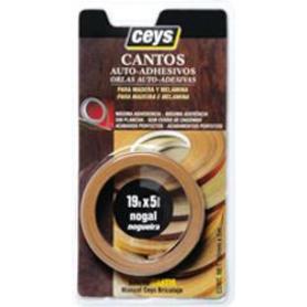 CEYS CANTO AUTOADHESIVO 5 METROSX19 MM BL.NOGAL 851302