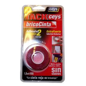 CEYS BRICOCIN CINTA DOBLE CARA TRANSPARENTE 1,5 M X 19 MM 507519