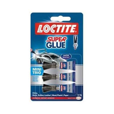 HENKEL LOCTITE SUPER GLUE-3   1 GR.MINI TRIO 2640065