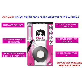 HENKEL TANGIT CINTA TAPAFUGAS FIX IT TAPE 3 M 2198905