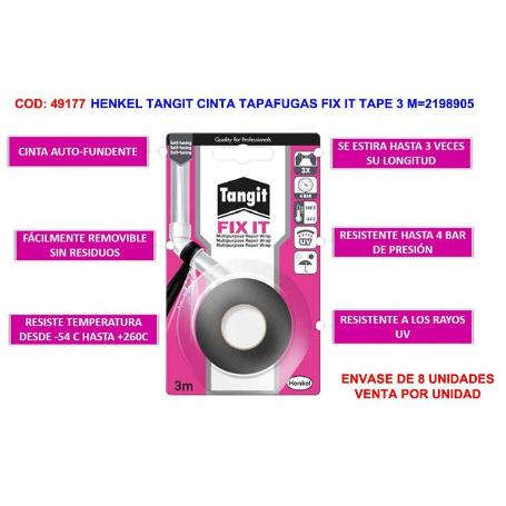 HENKEL TANGIT CINTA TAPAFUGAS FIX IT TAPE 3 M 2198905