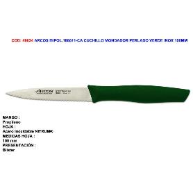 ARCOS M-POL.188611-CA CUCHILLO MONDADOR PERLADO VERDE INOX 100MM