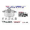 TALOX OLLA ACERO INOX 18-8 C-TAPA 22 X 14 CM - 5,3 LTS MOD. 201