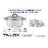 TALOX OLLA ACERO INOX 18-8 C-TAPA 24 X 15 CM - 6,7 LTS MOD. 201