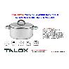 TALOX OLLA ACERO INOX 18-8 C-TAPA 26 X 15 CM - 8,0 LTS MOD. 201