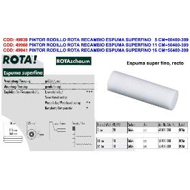 PINTOR RODILLO ROTA RECAMBIO ESPUMA SUPERFINO 16CM  55400-309 (CAJA 10 UNIDADES)