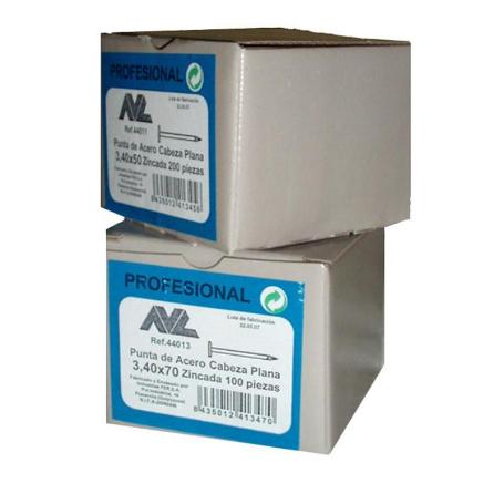 AVL PUNTAS ACERO CAJAS 1,50X25 C-P  CIENTO LIQUIDAR (CAJA 10 UNIDADES)