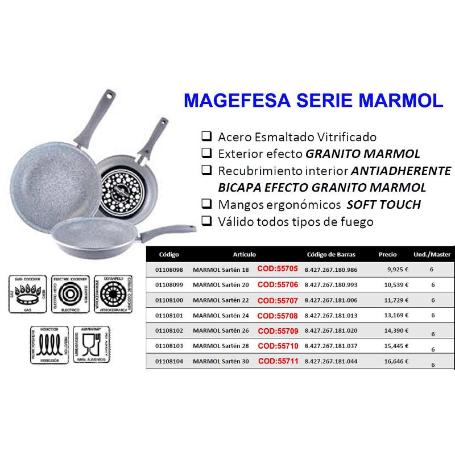 MAGEFESA FINSTOCK SERIE MARMOL SARTEN 30   01108104
