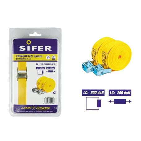 SIFER PONSA TRINQUETE 35 MM 4 M (2 UND) SITR35-4-B2