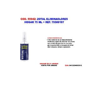 ZOTAL ELIMINAOLORES HOGAR 75 ML   75500107