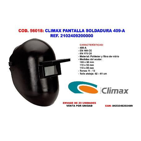 CLIMAX  PANTALLA SOLDADURA 409-A REF 2102409200000