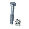 TORNILLO HEXAGONAL 931-934 ZINC 10X25 C-TUERCA 8.8 (CAJA 2 UNIDADES)