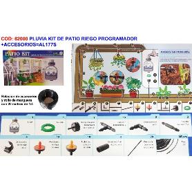 PLUVIA KIT DE PATIO RIEGO PROGRAMADOR+ACCESORIOS AL177S