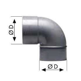 PVC CODO M - H DE40 Ø 90 °   CMH-106 200500