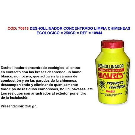 MAURIS DESHOLLINADOR CONCENT.LIMPIA CHIMENEAS ECOLOG 250GR 10944