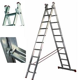 ESCALERAS PROF.SIFER 3235   2 TRAMOS 2X12 PELD.ALTO 3.55-5.60 M