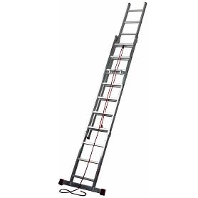 ESCALERAS PROF.SIFER 3340C 2 TRAMOS 2X14+CUERDA ALTO 4.11-6.70 M