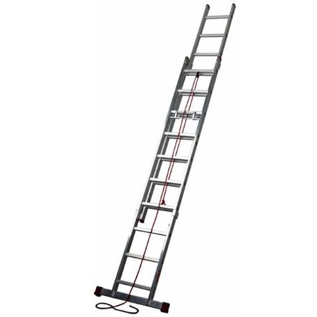 ESCALERAS PROF.SIFER 3340C 2 TRAMOS 2X14+CUERDA ALTO 4.11-6.70 M