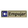 PLACA ADH.EMPUJAR HORIZONTAL PVC 53X165MM 4731 BL FINSTOCK