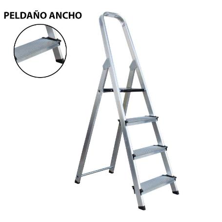 ESCALERA ALUMINIO REFOR SIFER SEGUR+ PELDAÑO 12CM 3 PELDA 06720