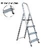 ESCALERA ALUMINIO REFORZ SIFER SEGUR+ PELDAÑO 12CM 4 PELDA 06721