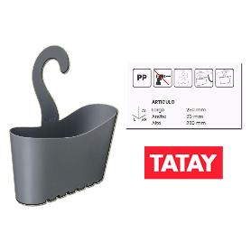 TATAY CESTILLO STANDARD MULTI-GRIS 25X9X28 CM 6608716