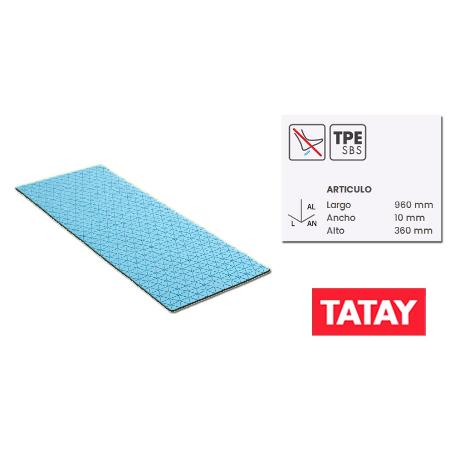 TATAY ALFOMBRA BAÑO 96 X 36 DIAMOND SBS-AZUL 5513300