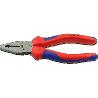 KNIPEX ALICATE UNIVERSAL 0302-160 MM  MANGO PLASTICO BICOLOR