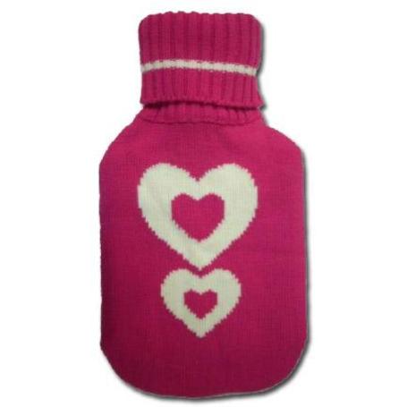 BOLSA AGUA CALIENTE 2 LITROS CORAZONES PINK 03001508