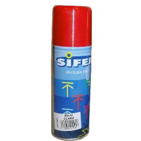 SIFER PINTURA SPRAY ESMALTE ACRILI.BRILLANTE 200ML ROJO CLARO