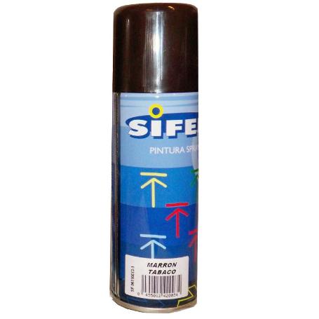 SIFER PINTURA SPRAY ESMALTE ACRILI.BRILLANTE 200ML MARRON TABACO