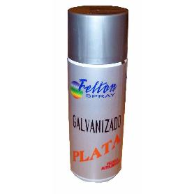 PINTURA SPRAY 400ML GALVANIZADO PLATA F-1410