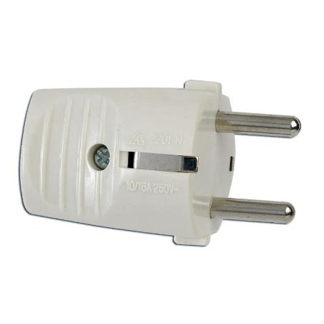 SIMON CLAVIJA BLANCA CON TT 10-16A 250V CL107509