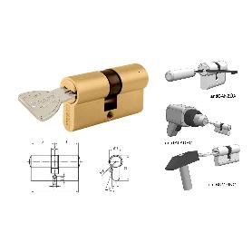 MCM CILINDRO SEGURIDAD DOBLE EMBRAGUE 40X30 R-15 LATON BPSDE3040